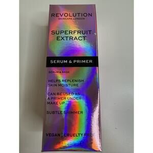 (2 pack) REVOLUTION SKINCARE SUPERFRUIT EXTRACT • SERUM & PRIMER 1.05oz each